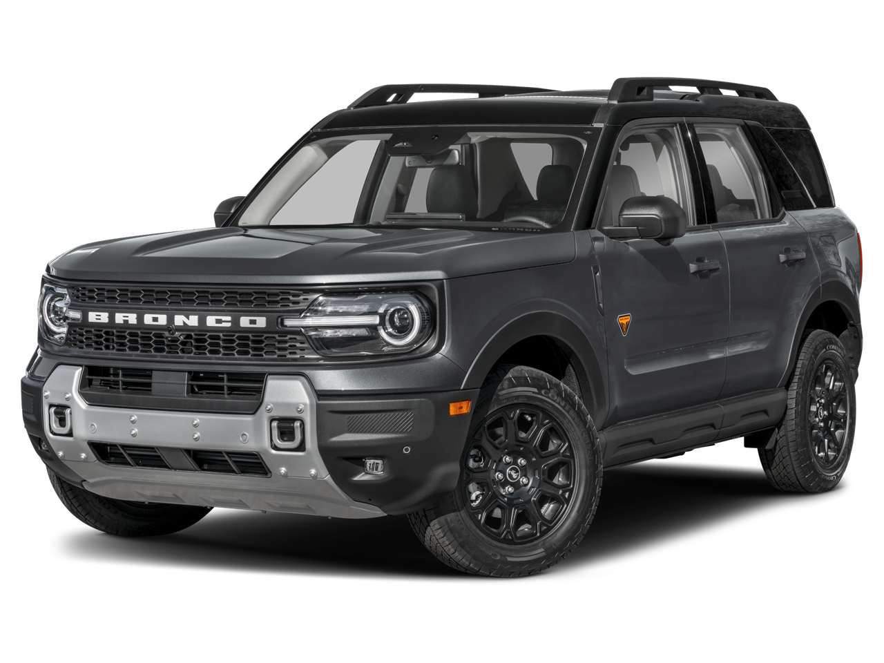 2026 Ford Bronco Sport Badlands IN_TRANSIT in White — front three-quarter view