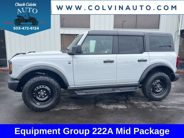 2026 Ford Bronco Big Bend in Avalanche Gray — front three-quarter view