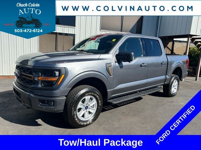 2024 Ford F-150 Tremor in Carbonized Gray Metallic — front three-quarter view